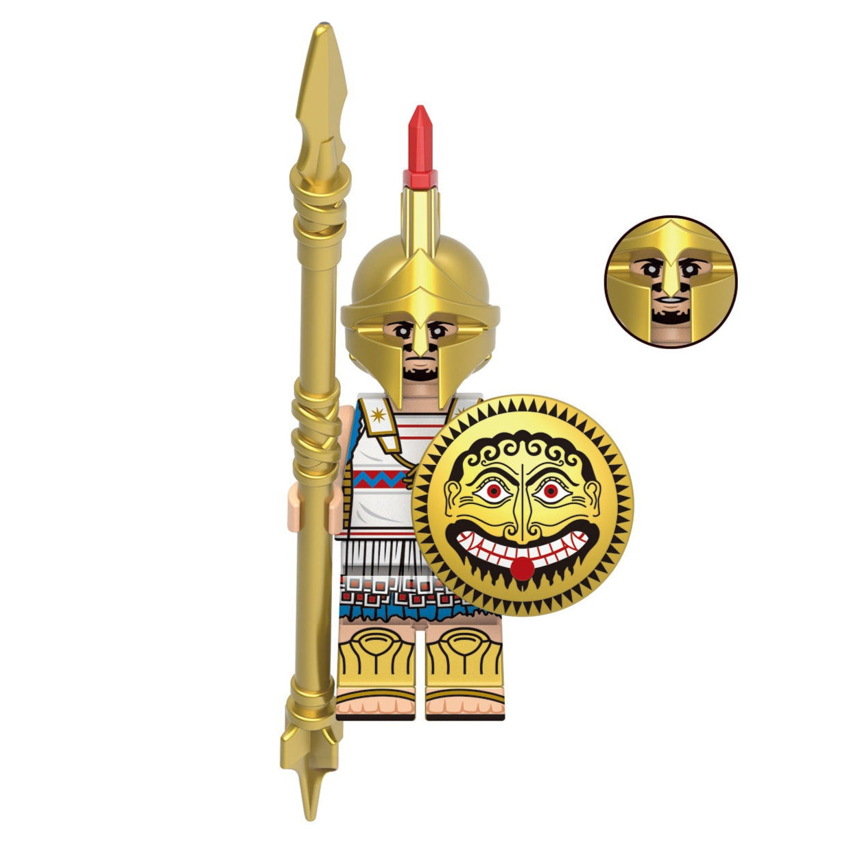 Ancient Greek Hoplite Soldier Minifigure2