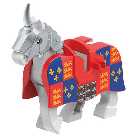 King Richard the Lionheart Medieval Knight Warhorse Custom Minifigure1