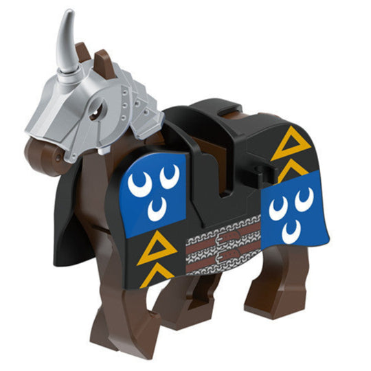 Sir Edmund de Thorpe Medieval Knight Warhorse Custom Minifigure1