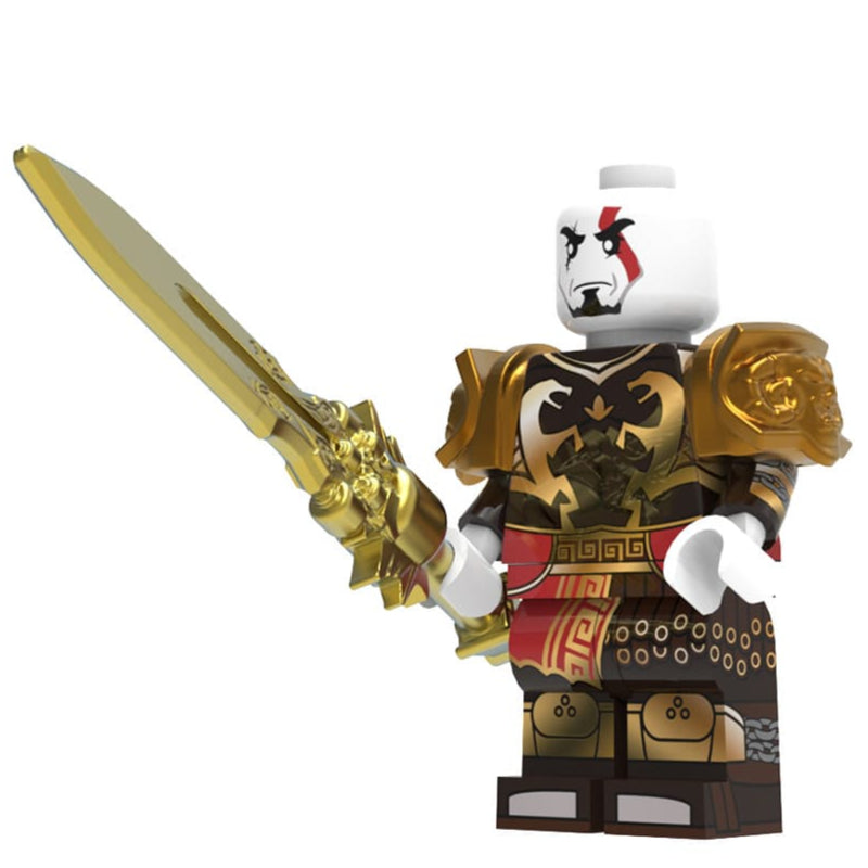 Kratos Movable Arm Custom God of War Video Game Minifigure1