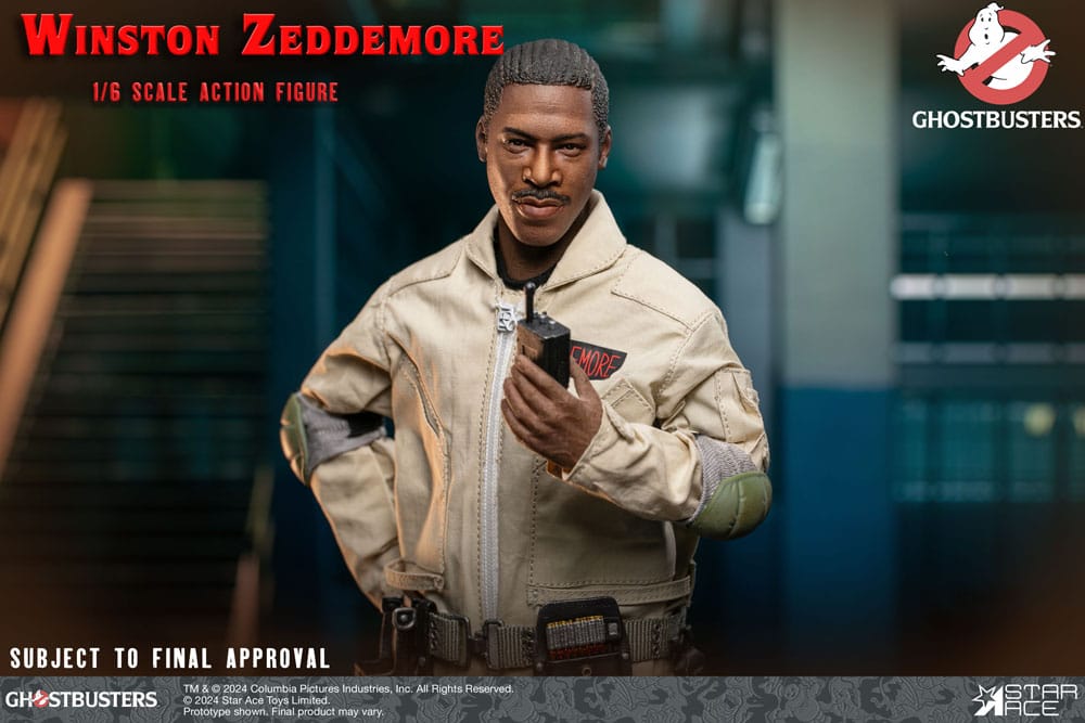 Ghostbusters (1984) Action Figure 1/6 Winston Zeddemore 30cm4
