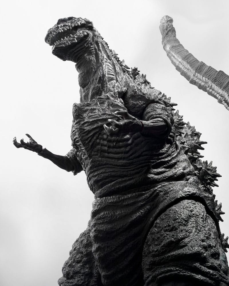 Godzilla S.H. MonsterArts Action Figure Godzilla (2016) The Fourth Orthochromatic Version 18cm5