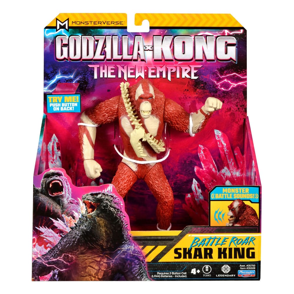 Godzilla x Kong: The New Empire Battle Roar Action Figure Skar King 18cm2