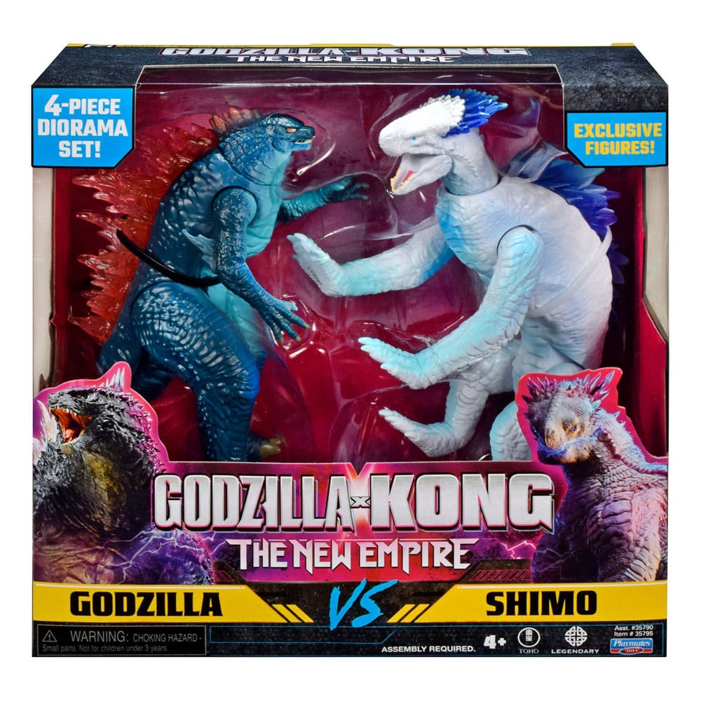Godzilla x Kong: The New Empire Diorama 2-Pack Godzilla vs Shimo 15cm2