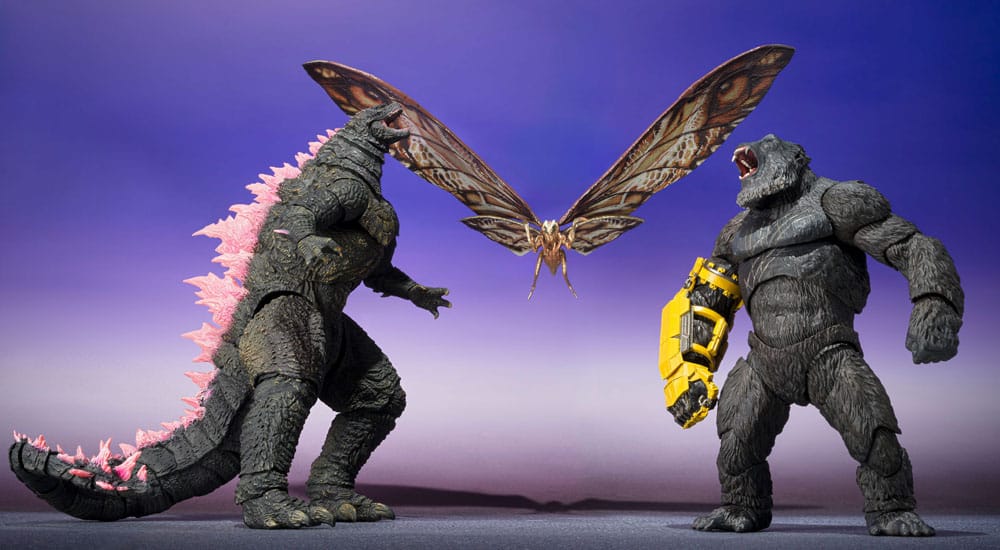 Godzilla x Kong: The New Empire S.H. Monster Arts Action Figures 2-Pack Suko & Mothra8