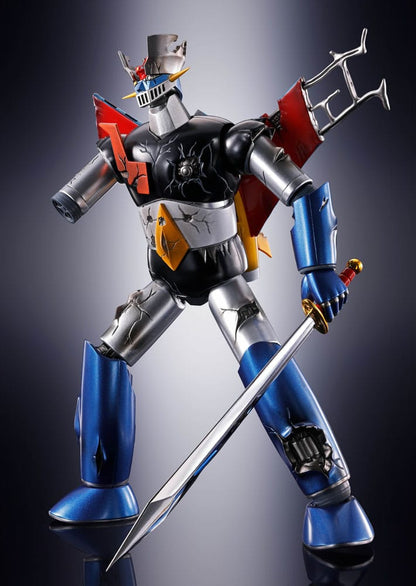 Great Mazinger Soul of Chogokin Diecast Action Figure GX-105D Great Mazinger Z Kakumei Shinka Damage Ver. 17cm3
