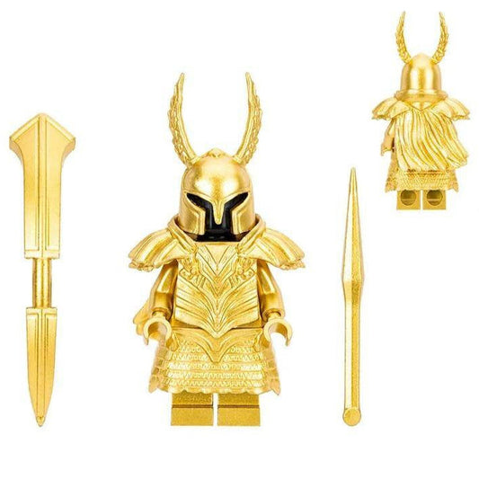 Silver Knight (Gold) Custom Dark Souls Minifigure1