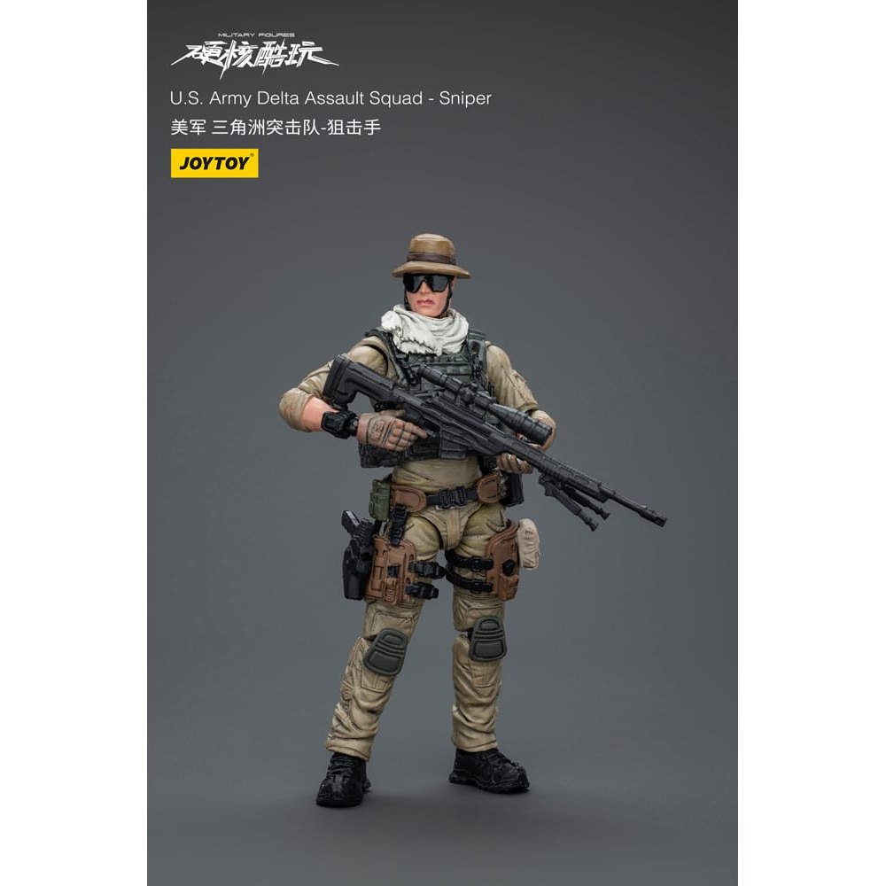 Hardcore Coldplay Action Figure 1/18 U.S. Army Delta Assault Squad Sniper 11cm1