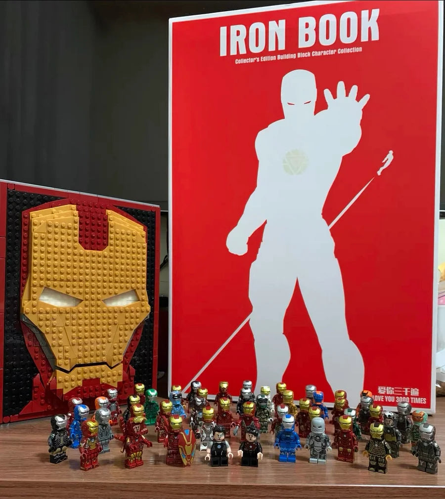 HEROBOOK - Stunning Hero Themed Display • Hidden Book Design • Opens to Reveal Hero Figure