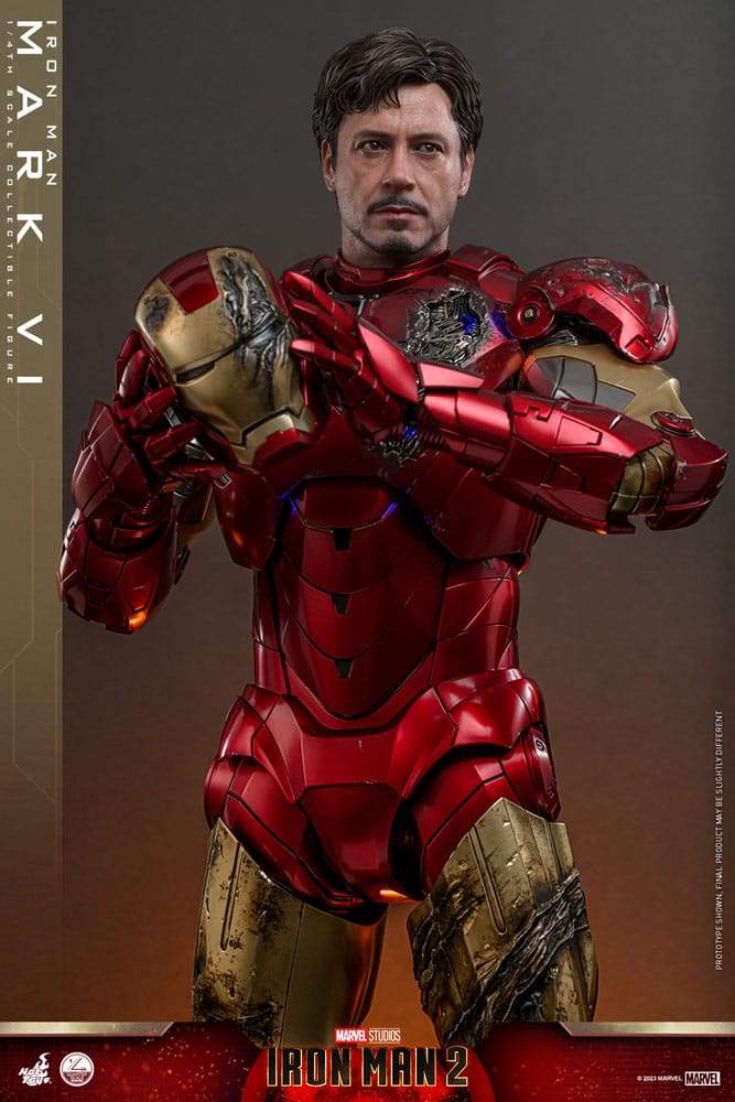 Iron Man 2 Action Figure 1/4 Iron Man Mark VI 48cm11