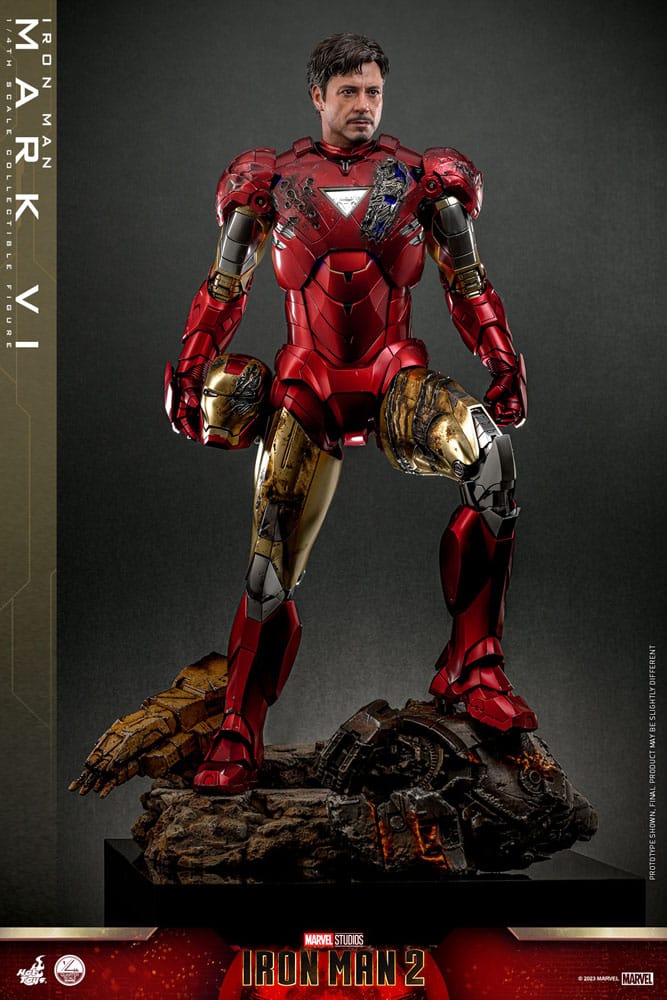 Iron Man 2 Action Figure 1/4 Iron Man Mark VI 48cm6
