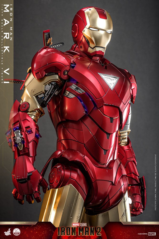 Iron Man 2 Action Figure 1/4 Iron Man Mark VI 48cm15