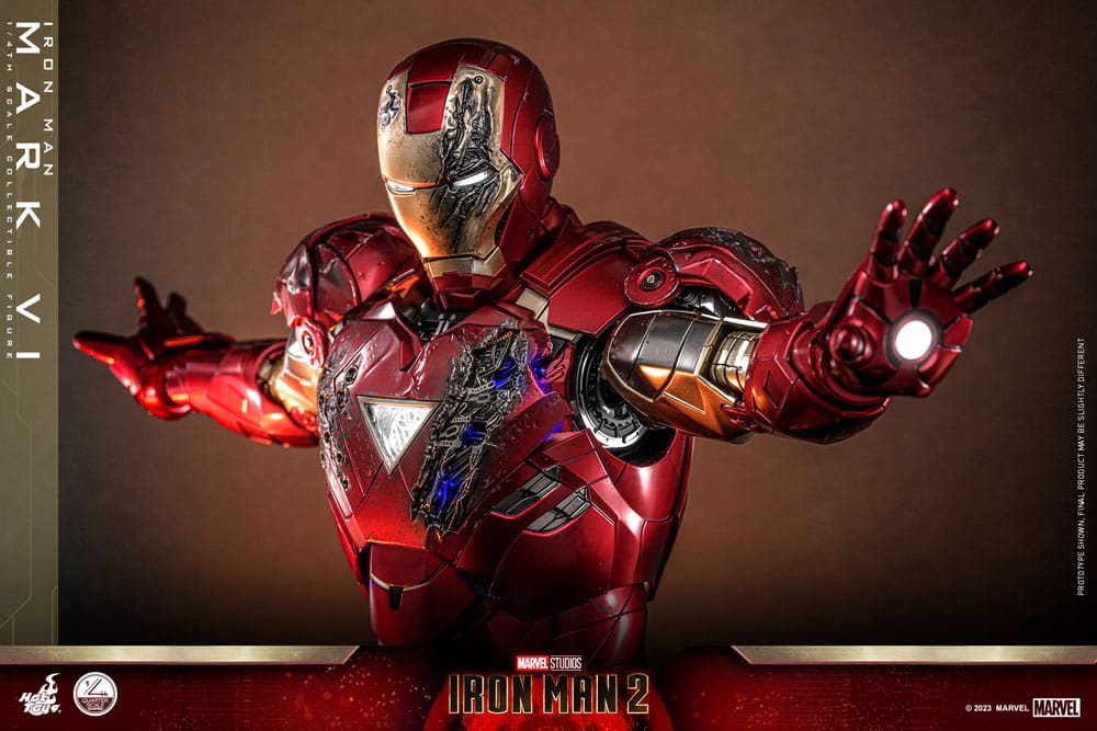 Iron Man 2 Action Figure 1/4 Iron Man Mark VI 48cm19