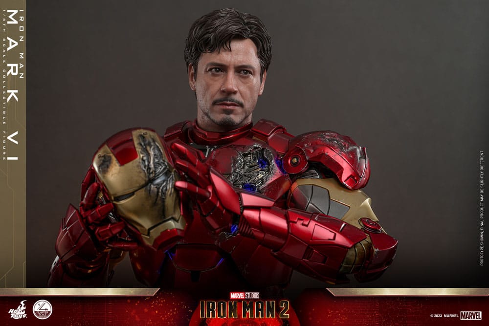 Iron Man 2 Action Figure 1/4 Iron Man Mark VI 48cm5