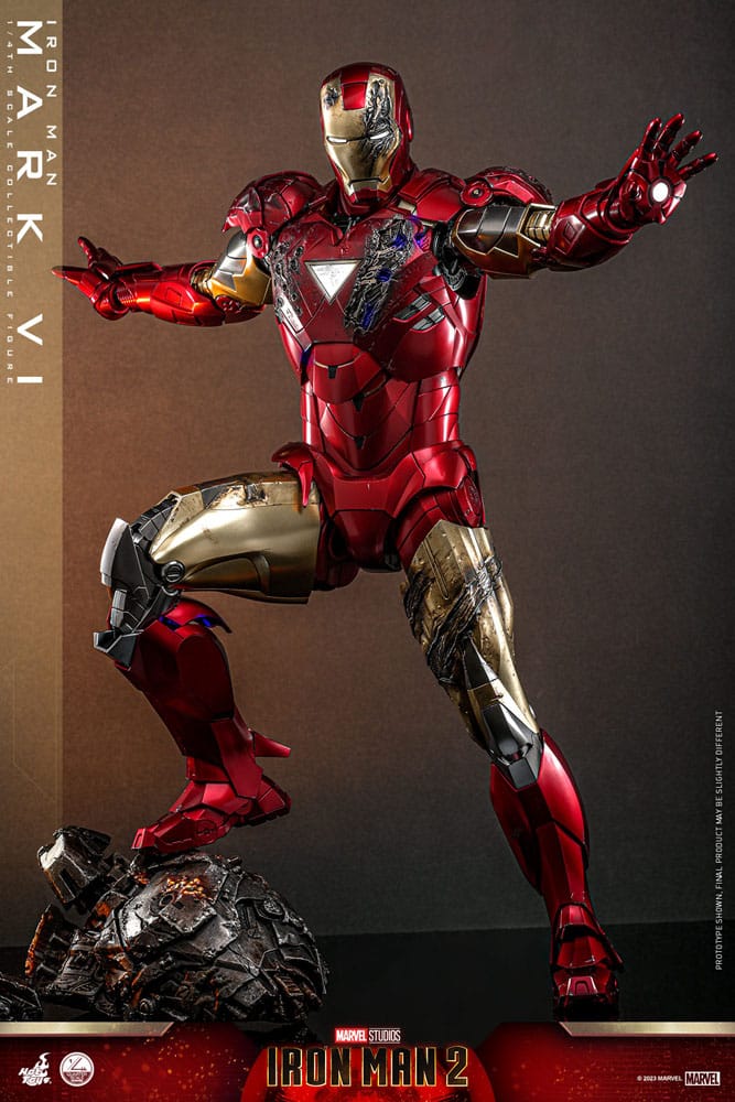 Iron Man 2 Action Figure 1/4 Iron Man Mark VI 48cm3