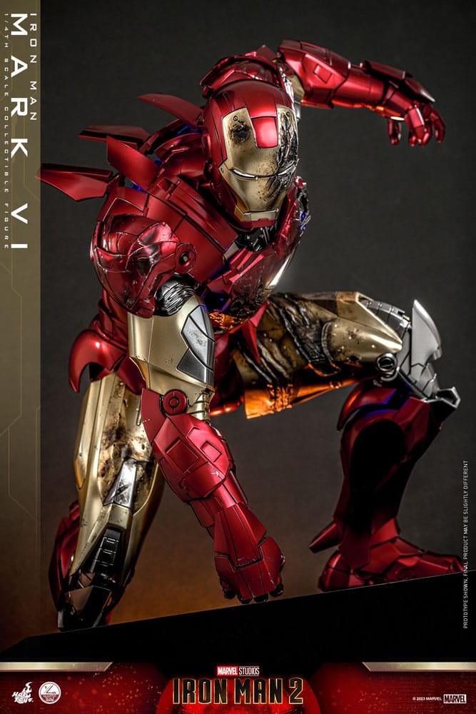 Iron Man 2 Action Figure 1/4 Iron Man Mark VI 48cm4