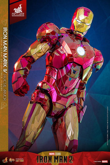 Iron Man Movie Masterpiece Diecast Action Figure 1/6 Iron Man Mark VI (Fractal Armor) Hot Toys Exclusive 33cm18