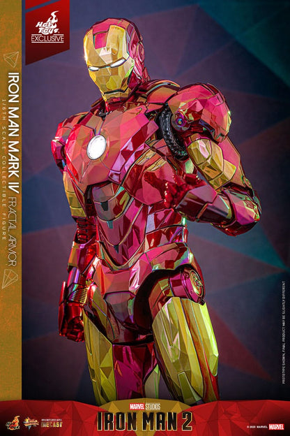 Iron Man Movie Masterpiece Diecast Action Figure 1/6 Iron Man Mark VI (Fractal Armor) Hot Toys Exclusive 33cm13