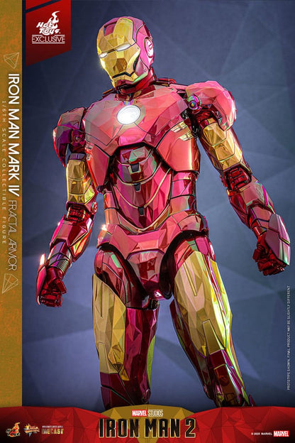 Iron Man Movie Masterpiece Diecast Action Figure 1/6 Iron Man Mark VI (Fractal Armor) Hot Toys Exclusive 33cm14