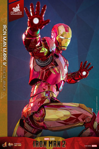Iron Man Movie Masterpiece Diecast Action Figure 1/6 Iron Man Mark VI (Fractal Armor) Hot Toys Exclusive 33cm17