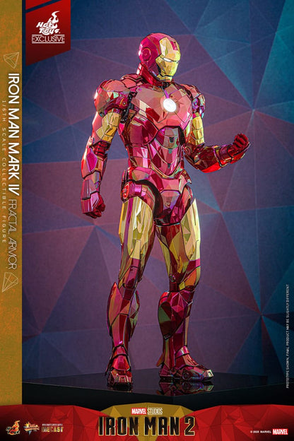 Iron Man Movie Masterpiece Diecast Action Figure 1/6 Iron Man Mark VI (Fractal Armor) Hot Toys Exclusive 33cm9