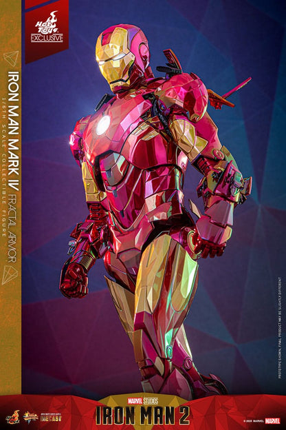 Iron Man Movie Masterpiece Diecast Action Figure 1/6 Iron Man Mark VI (Fractal Armor) Hot Toys Exclusive 33cm15