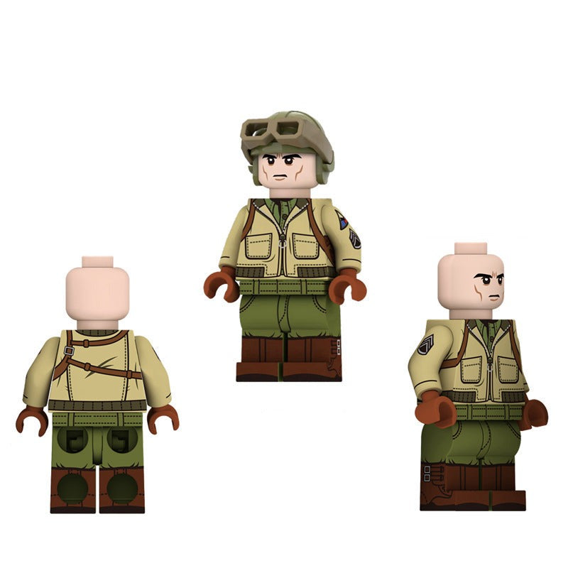 1st Armored Division U.S. Soldier Custom Minifigure2