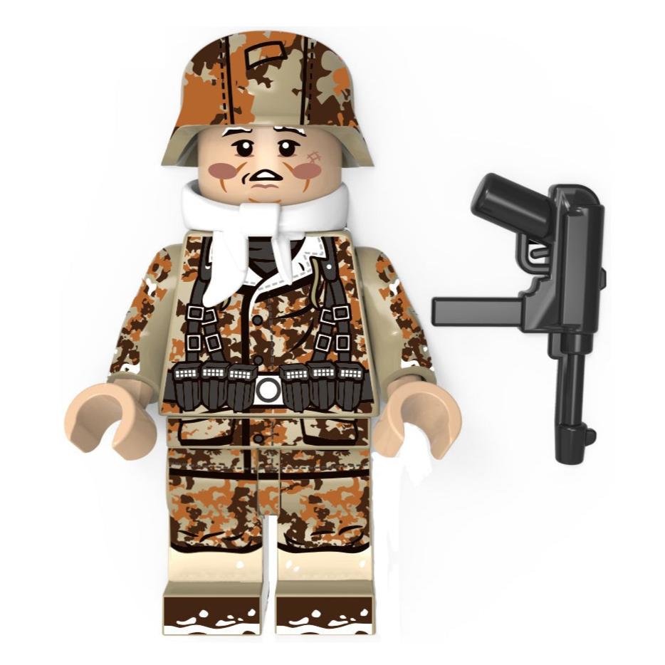 German Snow Camouflage Soldier Custom Minifigure1