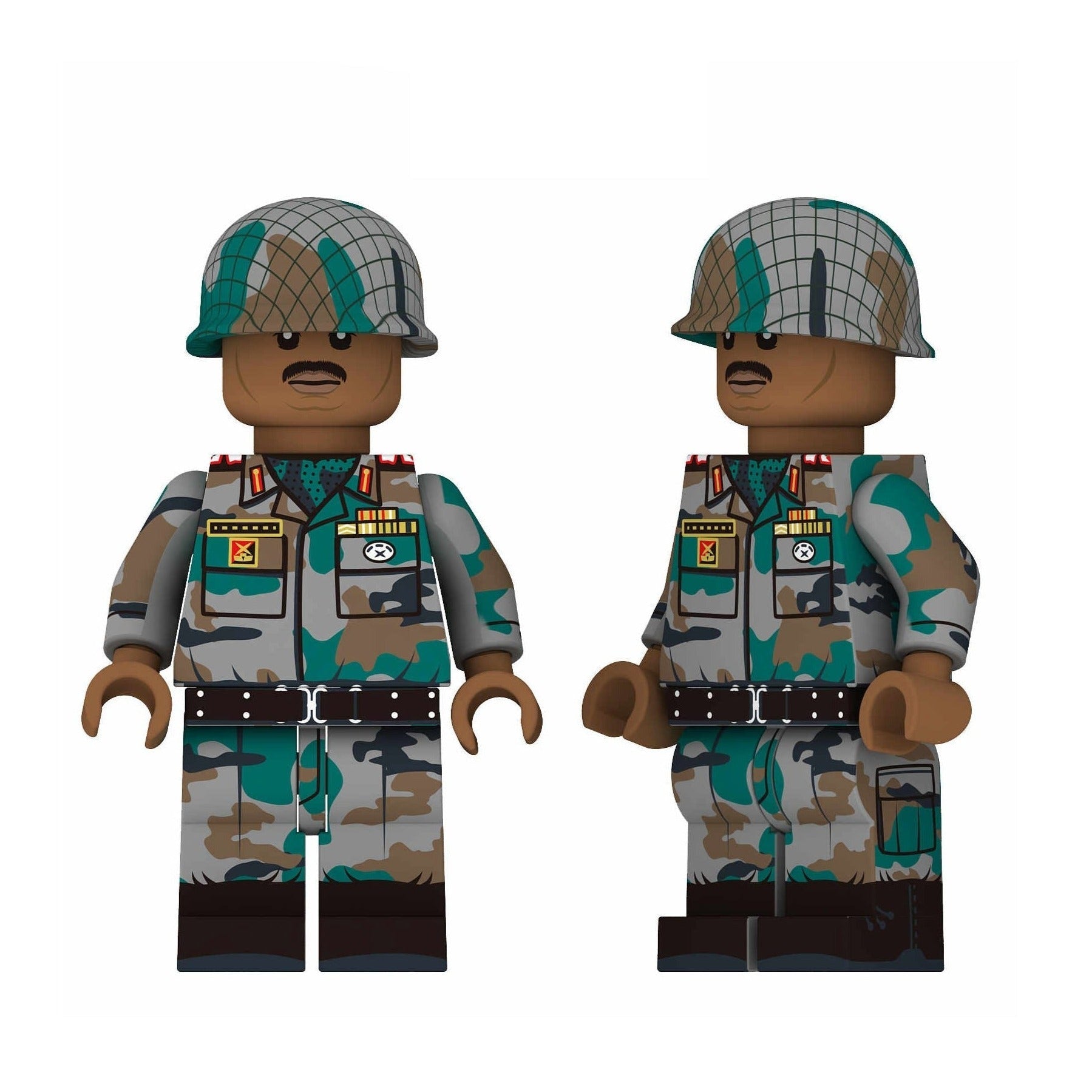 Military Soldier Custom Minifigure1