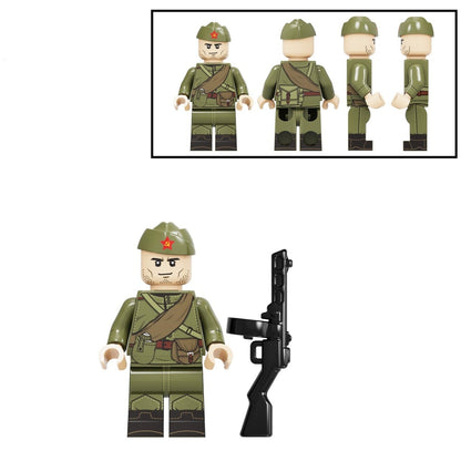 Soviet Military Soldier Custom Minifigure2