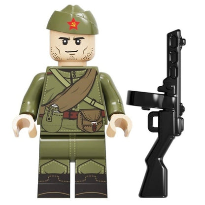 Soviet Military Soldier Custom Minifigure1
