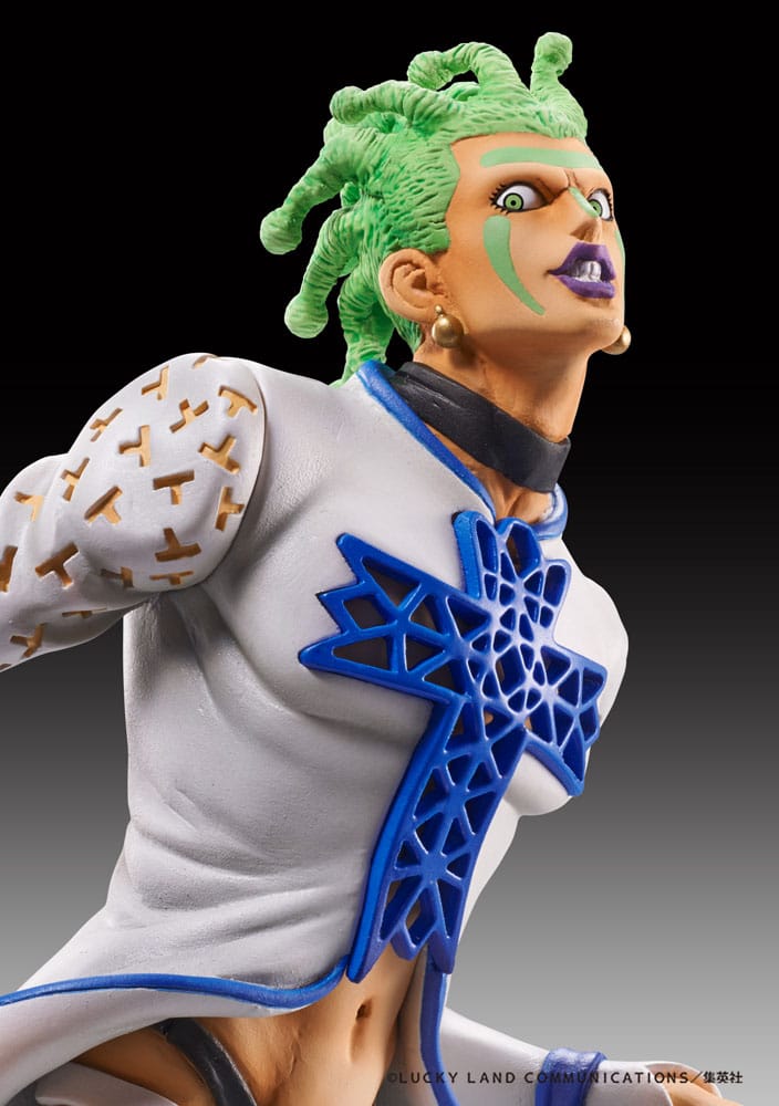 JoJo's Bizarre Adventure Part 5 Golden Wind Statue Legend PVC Statue Cioccolata 17cm4