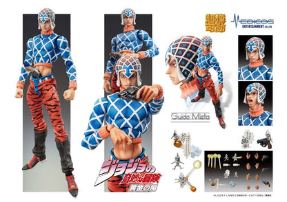 JoJo's Bizarre Adventure Part 5 Golden Wind Super Action Statue Figure Chozokado Guido Mista & Sex Pistols (re-run) 15cm7
