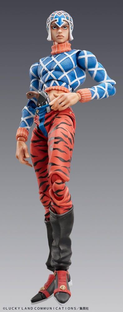 JoJo's Bizarre Adventure Part 5 Golden Wind Super Action Statue Figure Chozokado Guido Mista & Sex Pistols (re-run) 15cm4