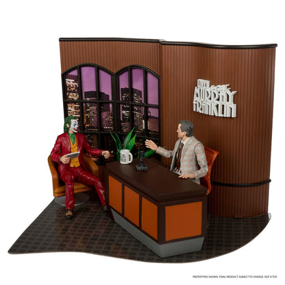 Joker DC Multiverse (Joker Movie) Deluxe Colllector Action Figure The Joker (Live with Murray Franklin) Limited Edition 18cm3