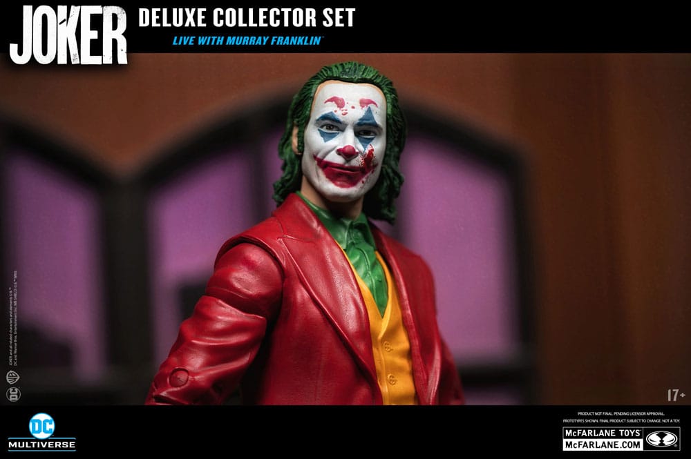 Joker DC Multiverse (Joker Movie) Deluxe Colllector Action Figure The Joker (Live with Murray Franklin) Limited Edition 18cm22