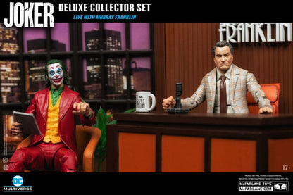 Joker DC Multiverse (Joker Movie) Deluxe Colllector Action Figure The Joker (Live with Murray Franklin) Limited Edition 18cm20