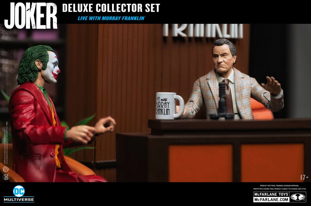 Joker DC Multiverse (Joker Movie) Deluxe Colllector Action Figure The Joker (Live with Murray Franklin) Limited Edition 18cm21