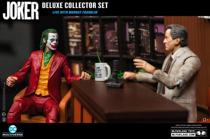 Joker DC Multiverse (Joker Movie) Deluxe Colllector Action Figure The Joker (Live with Murray Franklin) Limited Edition 18cm19