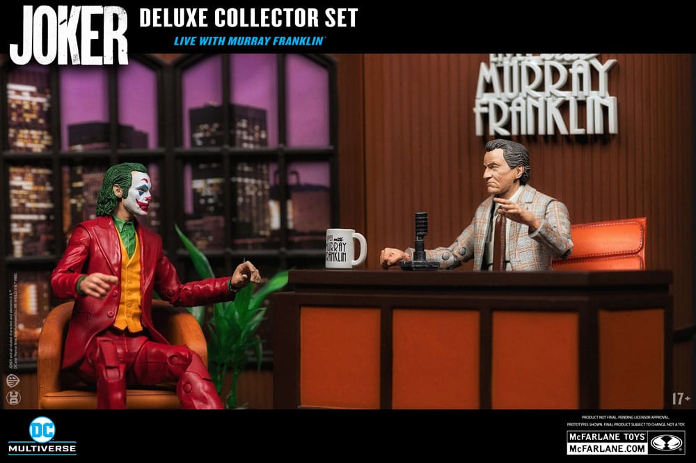 Joker DC Multiverse (Joker Movie) Deluxe Colllector Action Figure The Joker (Live with Murray Franklin) Limited Edition 18cm10