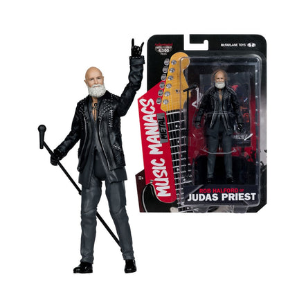 Judas Priest Music Maniacs Heavy Metal Action Figure Rob Halford 15cm4
