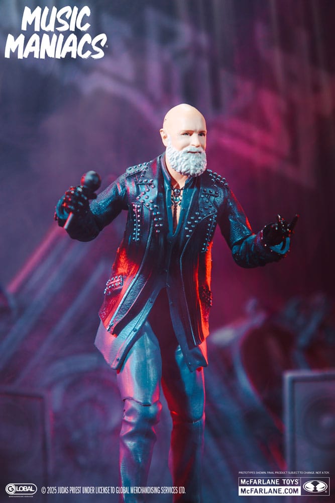 Judas Priest Music Maniacs Heavy Metal Action Figure Rob Halford 15cm13