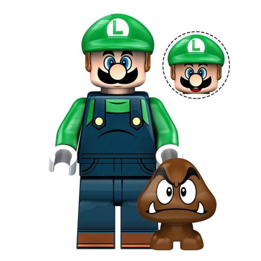 Luigi from Super Mario Custom Minifigure1