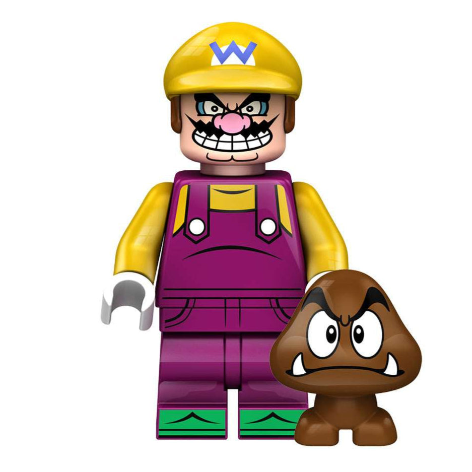 Wario from Super Mario Custom Minifigure1