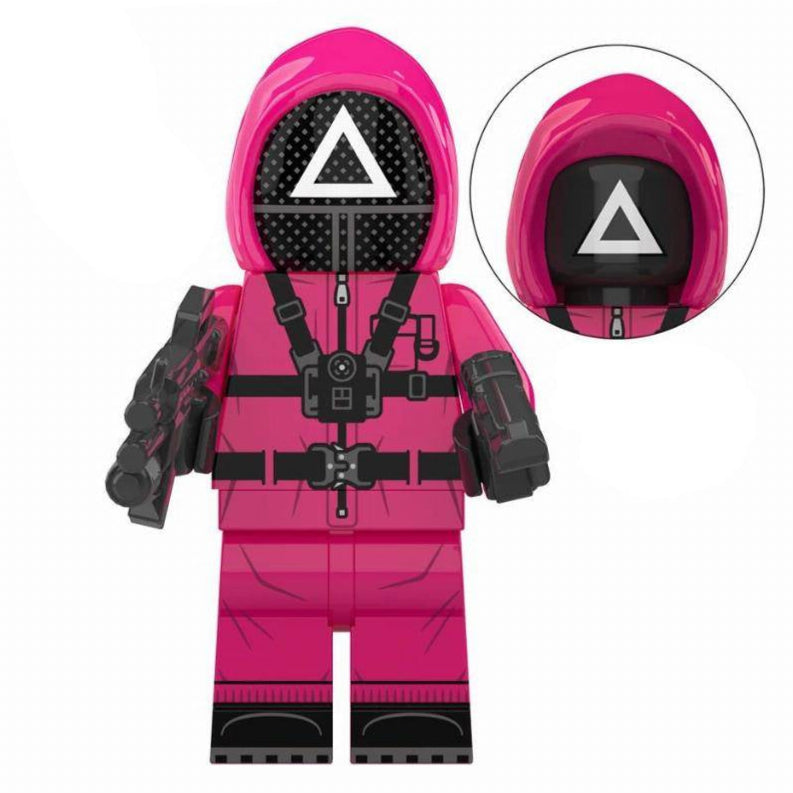Pink Guards Custom Squid Game Minifigure1