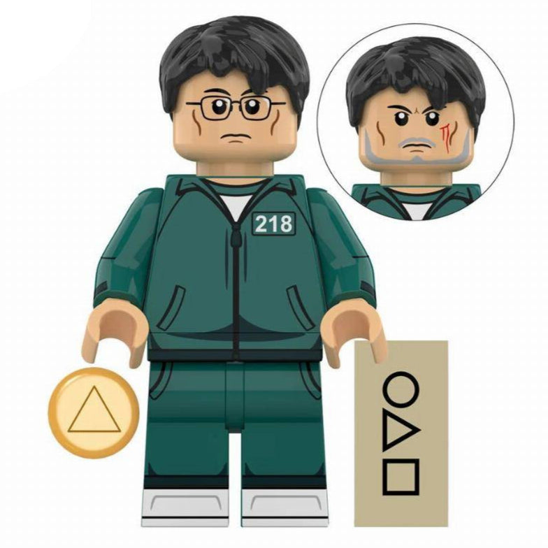 Cho Sang-woo Player 218 Custom Squid Game Minifigure1