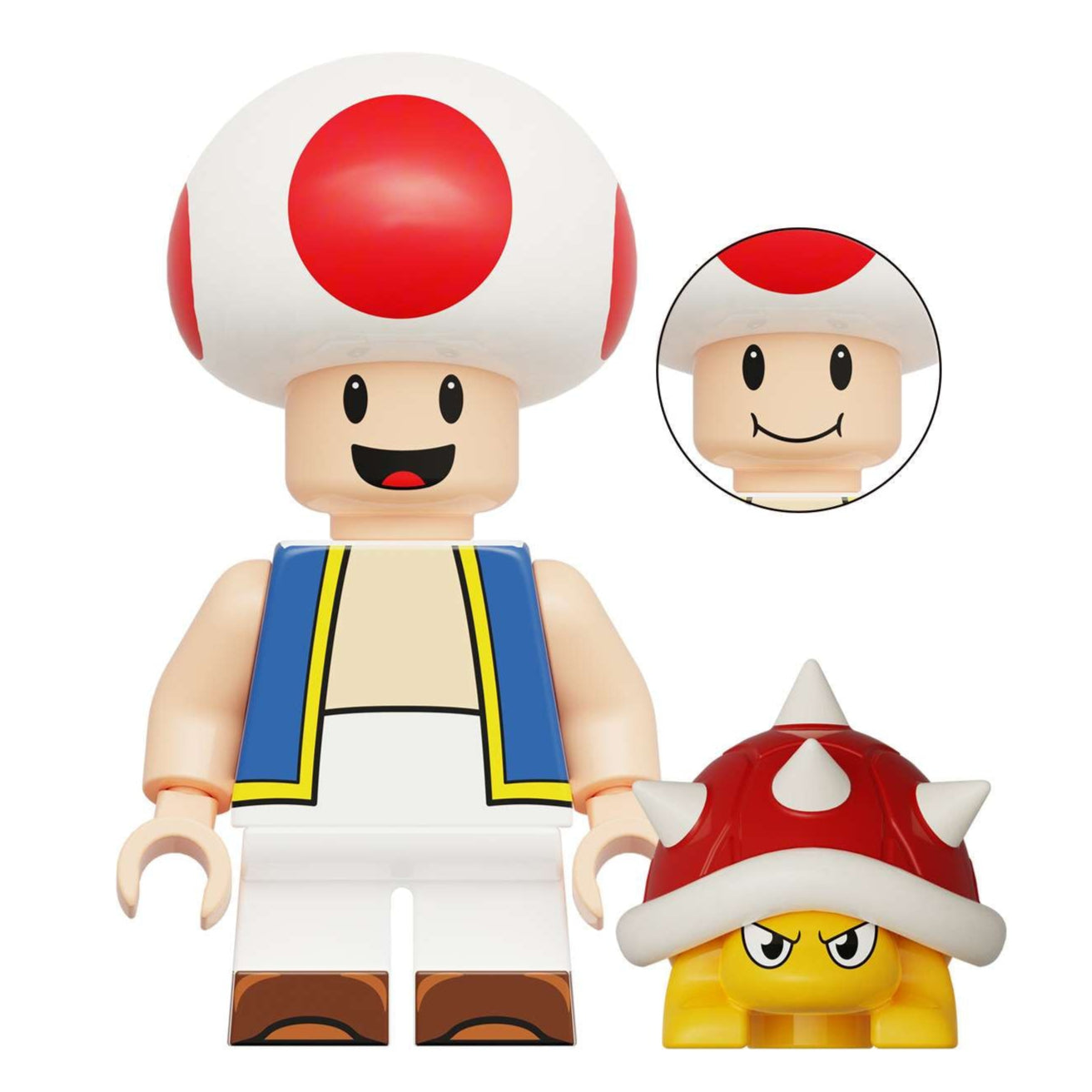 Toad from Super Mario Custom Minifigure1