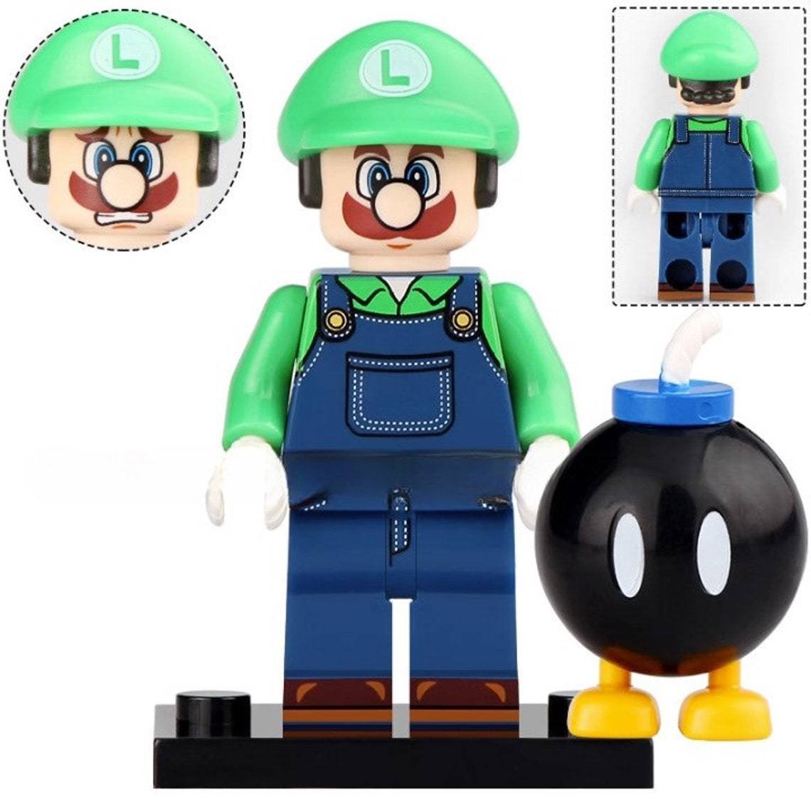 Luigi from Super Mario Custom Minifigure1