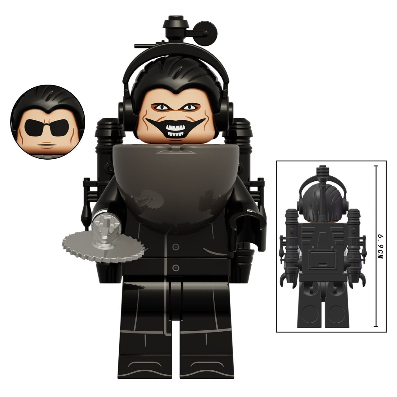 Humanoid Toilet Man Custom Skibidi Toilet Minifigure1