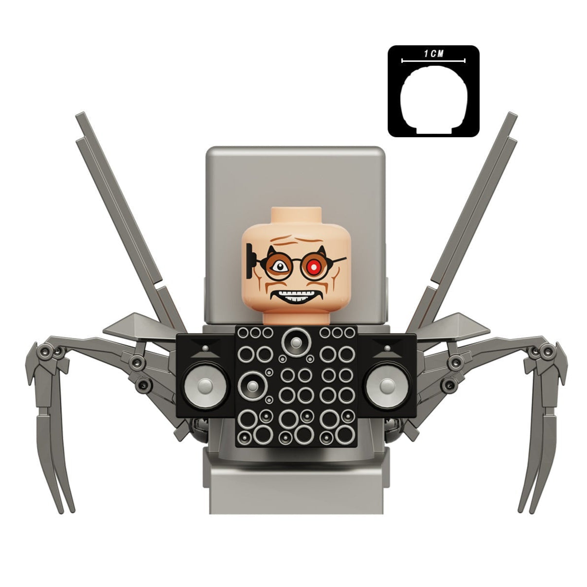 Dr. Toilet Custom Skibidi Toilet Minifigure1